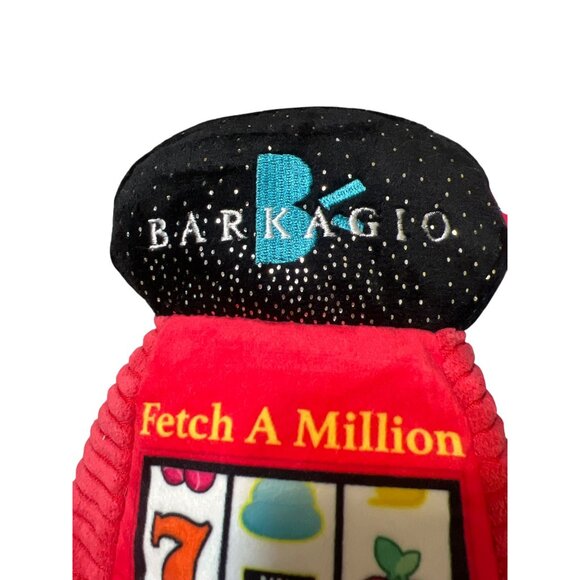 Bark Barkagio Fetch A Million Slot Muttchine Plush Dog Toy M/L Squeaker NWT - Picture 2 of 6